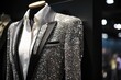 a crystal-studded jacket for a touch of glitz and glam
