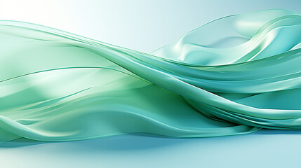 Wall Mural - gradient transparent geometry background, 3d rendering. digital drawing.