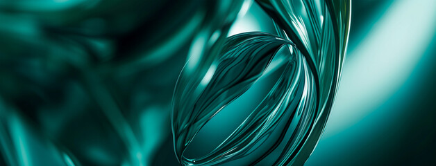 Poster - abstract modern background, futuristic shape.
