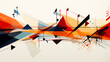 © alexkich - abstract music notes design for music background