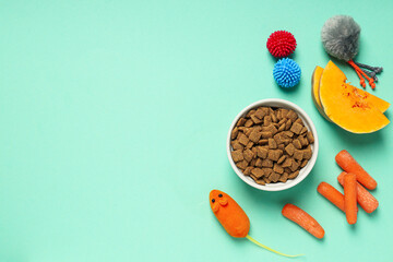 Wall Mural - Tasty and delicious food for pet, pet accessories