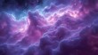 Purple and Blue Space Filled With Clouds