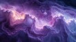 Purple and Blue Abstract Background With Stars