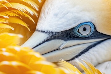 northern gannet in ireland threatened by avian influenza.