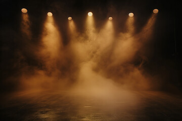 Poster - Spotlight on stage. Background image. Created with Generative AI technology