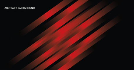 Poster - abstract background, diagonal red streaks, black backdrop, dynamic motion, minimalist design, vibrant contrast, sleek modern aesthetic, geometric pattern