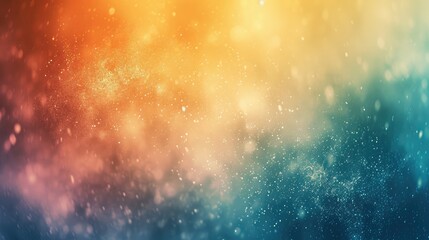 Poster - abstract color gradient, modern blurred background and film grain texture, template with an elegant 