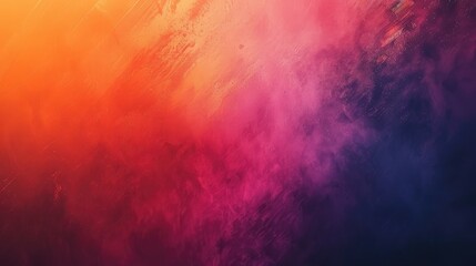 Poster - abstract color gradient, modern blurred background and film grain texture, template with an elegant 