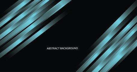 Poster - Abstract background, diagonal teal stripes, dark textured surface, metallic sheen, modern design, geometric pattern
