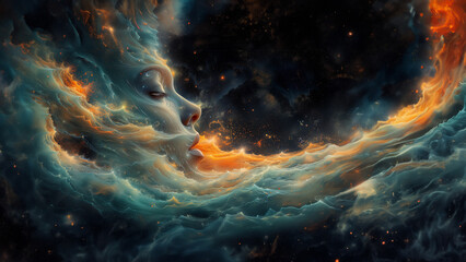 abstract portraits