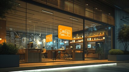 Poster - Digital Office Space: The Realm of Wireless Signs