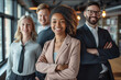 © Patcharaphon - Portrait of smart multiethnic colleagues in office. Diversity, business and people concept