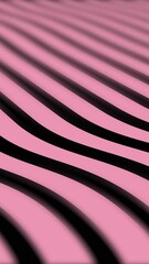 Wall Mural - waving lines animated background with depth of field. smooth waving abstract lines motion graphics b