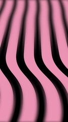 Wall Mural - pink waving lines waving like soft cloth. smooth waving abstract lines motion graphics background