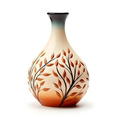 Wall Mural - the vase with isolated background design