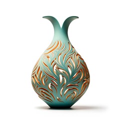 Wall Mural - the vase with isolated background design