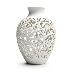 Wall Mural - the vase with isolated background design