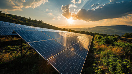 harnessing the sun's power, these solar panels represent a sustainable alternative to traditional el