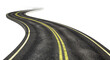 © Medard - Twisty road isolated on transparent or white background, png