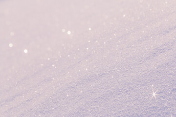 Wall Mural - abstract background pink snow surface sparkling in the morning sunlight