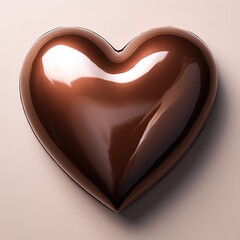 Wall Mural - heart-shaped chocolate