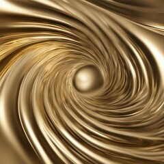 Poster - abstract background with rings A gold metal spiral background with a shiny and luxurious surface. The metal has a smooth and polish 