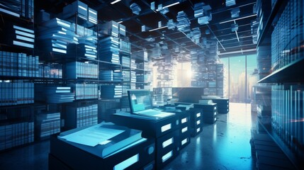 Poster - Efficient corporate file handling: robust document database & automation system for seamless information management and knowledge organization