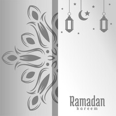Wall Mural - ramadan kareem islamic greeting card background vector illustration