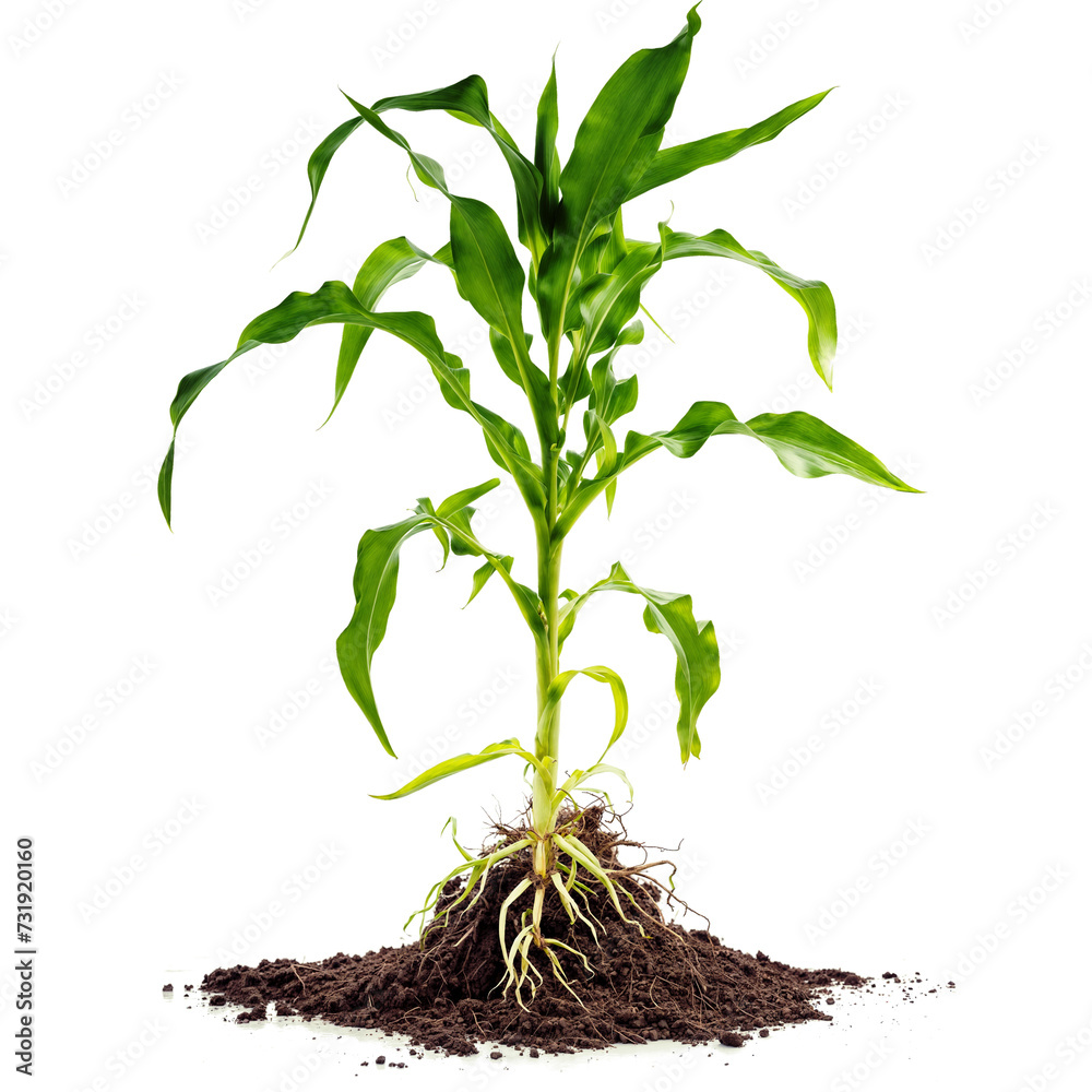 corn plant bark and root PNG transparent background Stock Photo | Adobe  Stock