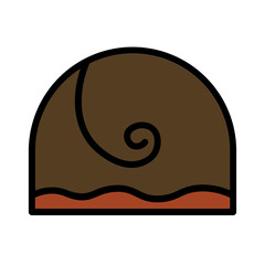 Poster - Coffee Food Candy Filled Outline Icon