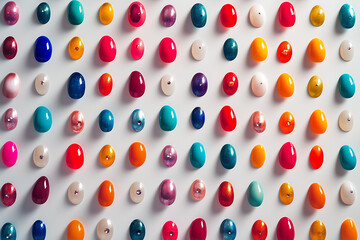 many various kinds of colorful nail polishes arranged