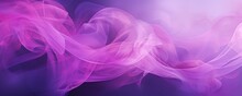 A Purple Background Featuring Abstract Dark Pink Love Watercolor Texture With A Smoke Pattern.