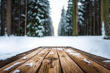 Empty rustic wood texture of old wooden table top. Display of the layout, development of the key visual layout.