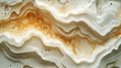 Close-Up of White and Brown Substance