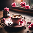 Valentine's Day cup of coffee