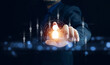 © pornnipa - Customer care, care for employees, Customer Relationship Management, Businessman use tablet with global structure customer network technology, customer service,social media. digital marketing online.