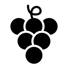 Sticker - grapes icon