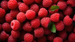 bright ripe raspberry background