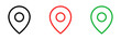 © Kavindu - Location map pin icon vector design