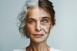 Aging pemphigus. Comparison young to old woman elder law. Less Wrinkles, parkinsons disease, insect stings, lines through skincare, anti aging cream, reflexology and face lift