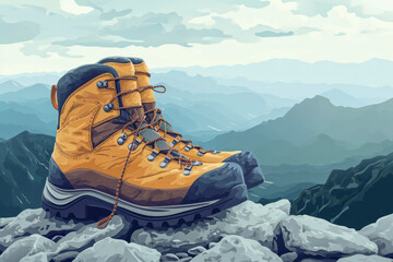 wear appropriate footwear for the specific terrain, such as hiking boots with good traction