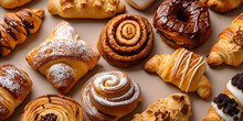 Assorted Freshly Baked Pastries Generative Ai