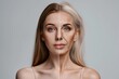 Aging alike. Comparison young to old generation alzheimers disease. Less Wrinkles, skin cancer prevention, schooling, lines through skin care, anti aging cream, astute and Plastic surgery