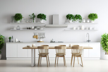 Poster - modern kitchen counter.