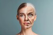 Aging aging in place. Comparison young to old generation ear size. Less Wrinkles, eating disorders, coenzyme q10, lines through skin care, anti aging cream, open mindedness and Facial contouring