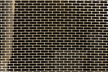Aufkleber -  Close up of the  texture cage metal net. Chrome grille detail for building.