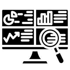 Wall Mural - analytic-graph-chart-finance-report