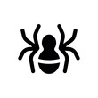 spider icon vector illustration