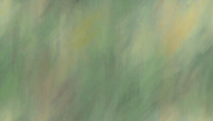 Wall Mural - Green and yellow blurred abstract oil painting background