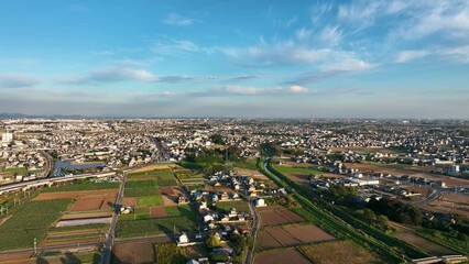 Poster - 地方都市のドローン空撮